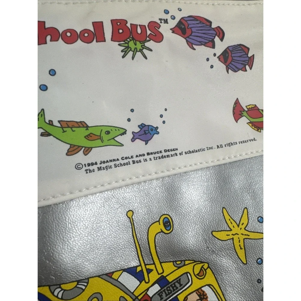 The Magic School Bus Backpack On The Ocean‎ floor 1994 Vintage With Tags